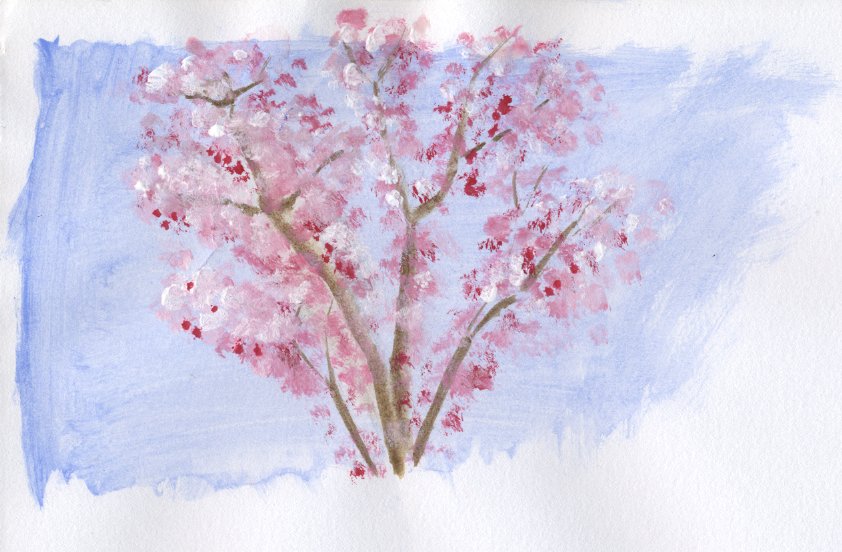 Cerisier acrylique