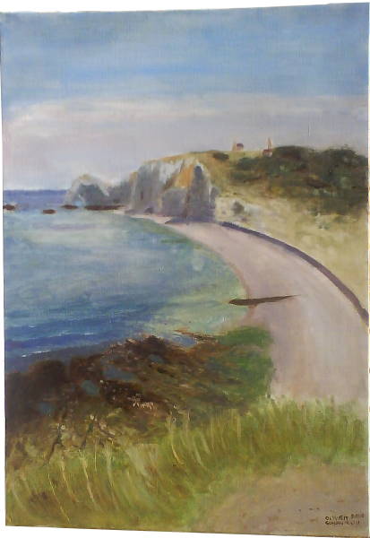 Peinture d’Étretat