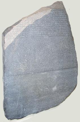 Rosetta_stone (commons wikimedia, Utilisateur Albeins)